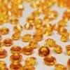 1000 OLD GOLD ACRYLIC DIAMOND CONFETTI 4.5mm